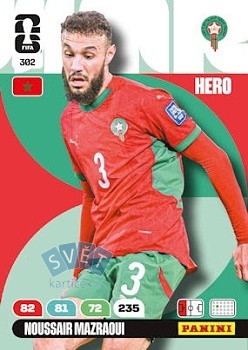 Noussair Mazraoui Morocco Panini FIFA World Cup 2026 Adrenalyn XL #302